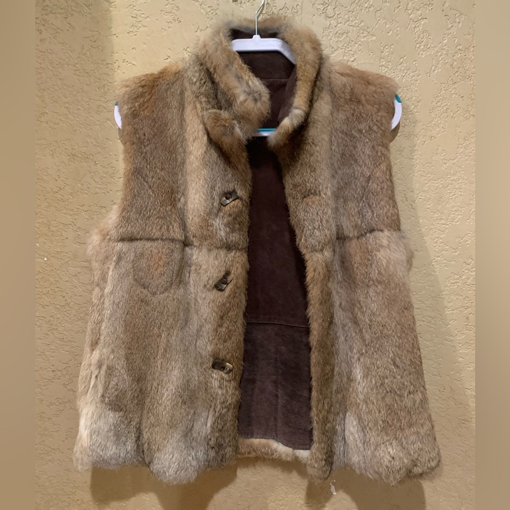 Reversible Fur and Suede Vest
